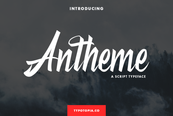 Antheme: A Timeless Script for Elegant Design