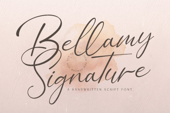 Bellamy Signature: A Timeless Handwritten Font