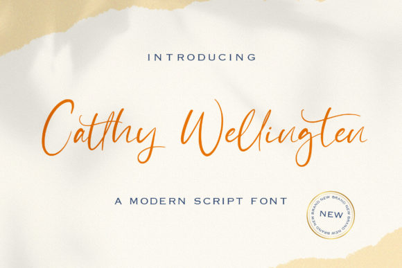 Catthy Wellingten: A Timeless Handwritten Font for Every Design Need