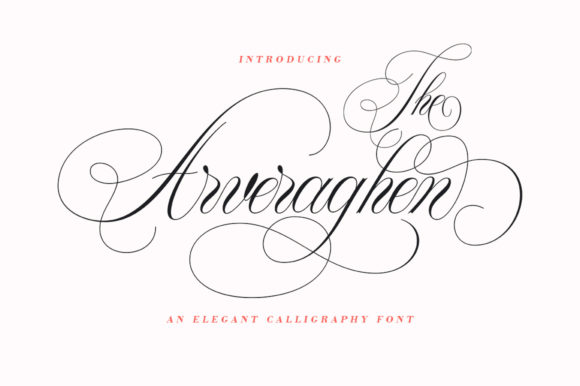 Discover Arveraghen: A Delicate Handwritten Font for Elegant Design