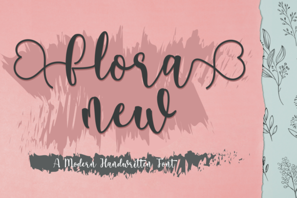Flora: A Beautiful Handwritten Font for Every Design Need