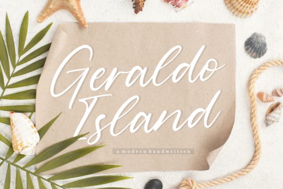 Geraldo Island: A Timeless Handwritten Font for Modern Design