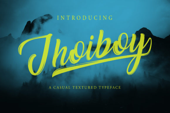 Jhoiboy: A Versatile and Elegant Handwritten Font for Design Projects