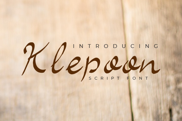 Klepoon: The Elegant Script Font Redefining Modern Design