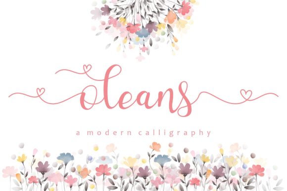 Oleans: A Touch of Elegance in Handwritten Design