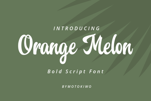 Orange Melon: A Timeless Handwritten Font for Every Design Need