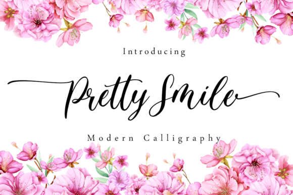 Pretty Smile: A Stylish Script Font for Elegant Design Projects